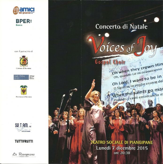 CONCERTO DI NATALE - VOICES OF JOY - GOSPEL CHOIR